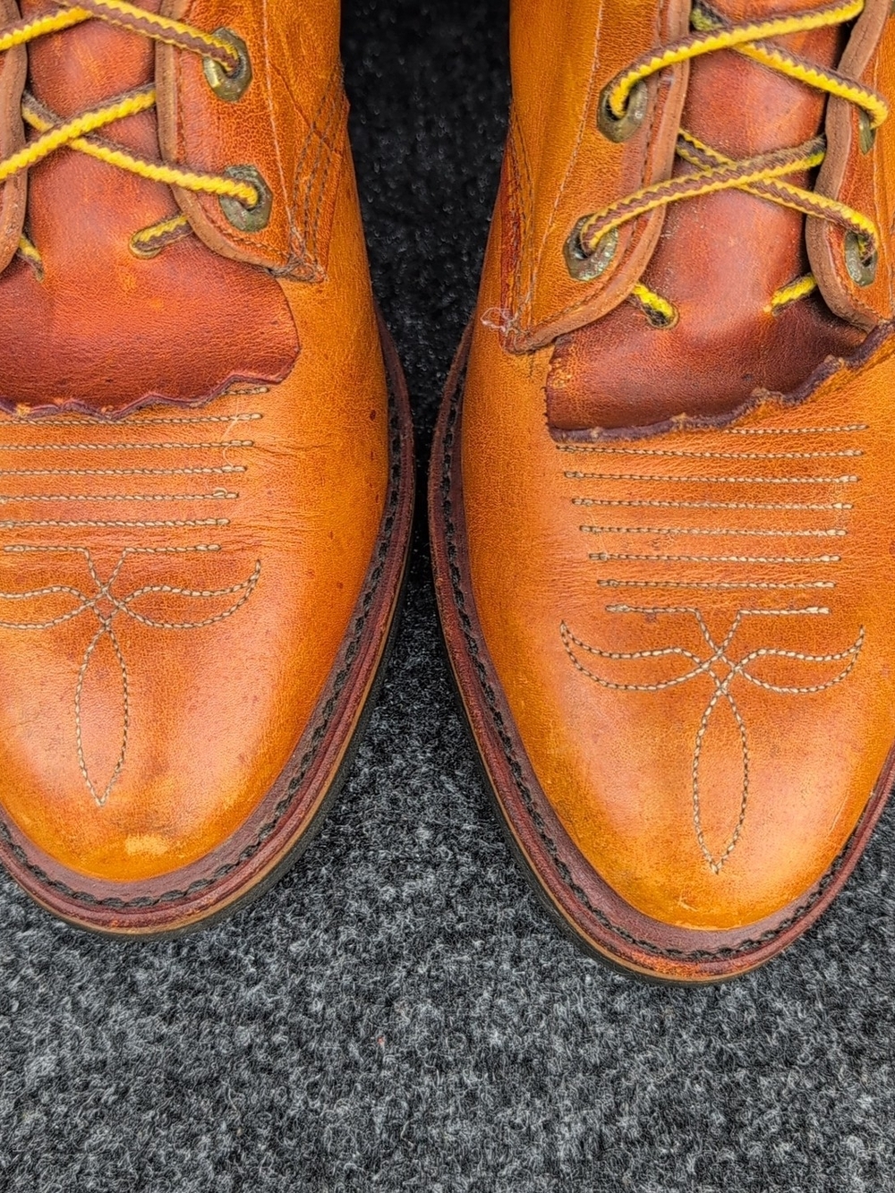 Vtg Chippewa Midwestern Packer Boots Mens 9.5D Brown Leather Logger Workwear USA - Picture 3 of 16
